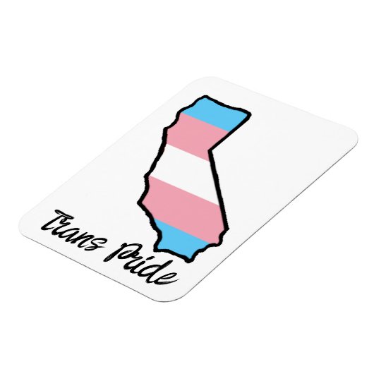 California Trans Pride Magnet (Linke Seite)