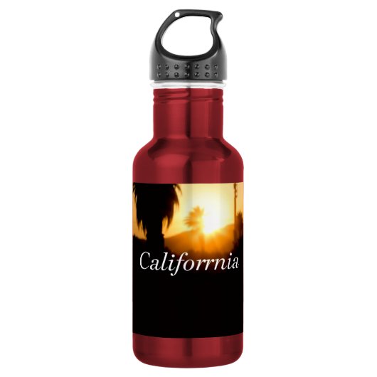 California Träumerei Edelstahlflasche (Vorderseite)