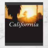 California Träumerei Weinetikett (Einzelnes Label)