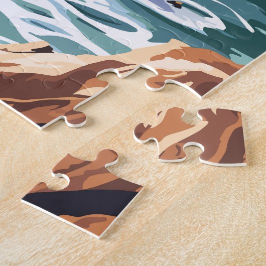 California Travel Art Vintag Puzzle (Seite)