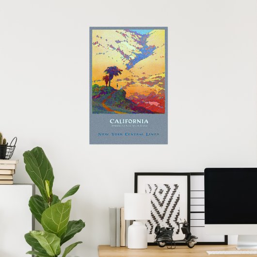 California Travel Poster (Heimbüro)