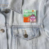 California Travel Poster Button (Beispiel)