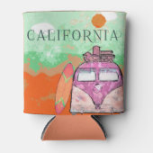 California Travel Poster Can Cooler Dosenkühler (Vorderseite)