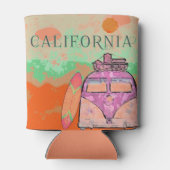 California Travel Poster Dosenkühler (Rückseite)