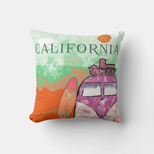 California Travel Poster Kissen