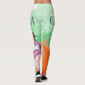 California Travel Poster Leggings (Rückseite)