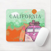 California Travel Poster Mouse Pad Mousepad (Mit Mouse)