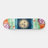 California Travel Poster Skateboard (Horizontal)