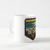 California Treasures Abzeichen - Montana De Oro St Kaffeetasse (Vorderseite Links)