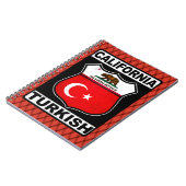California Turkish American Notepad Notizblock (Linke Seite)