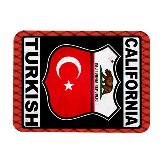 California Turkish Magnet (Horizontal)