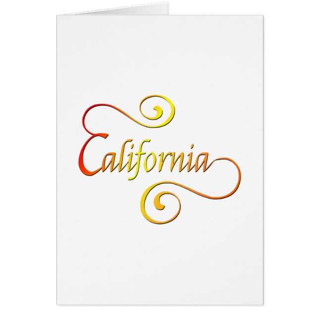 California Typografy Art (Vorne)