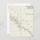 California Unfarbige Grafik Postkarte (Vorne/Hinten)