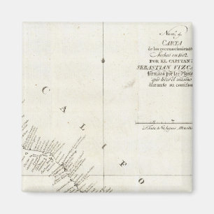 California Unfarbiges Diagramm Magnet