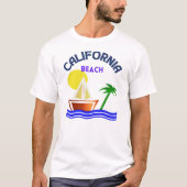California Urlaub Strandsonne Original T-Shirt (Vorderseite)