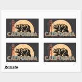 California USA Rechteckiger Aufkleber (Blatt)
