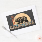 California USA Rechteckiger Aufkleber (Umschlag)