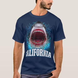 California Vacation Great White Shark Beach Trip T T-Shirt