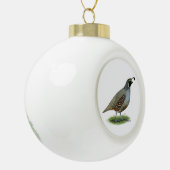 California Valley Keramik Kugel-Ornament (Links)