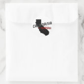 California Vampire Runder Aufkleber (Tasche)