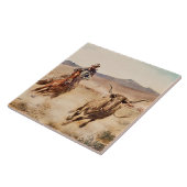 "California Vaquero" von Edward Borein Fliese (Seite)