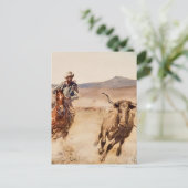 "California Vaquero" von Edward Borein Postkarte (Stehend Vorderseite)