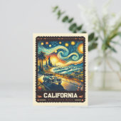 California | Vincent Van Gogh Inspiriert Postkarte (Stehend Vorderseite)