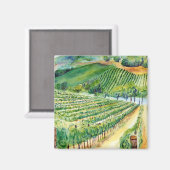 California Vineyard Magnet (Vorderseite/Rückseite)