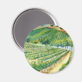 California Vineyard Magnet (Vorderseite/Rückseite)