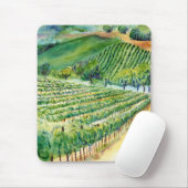 California Vineyard Mousepad (Mit Mouse)