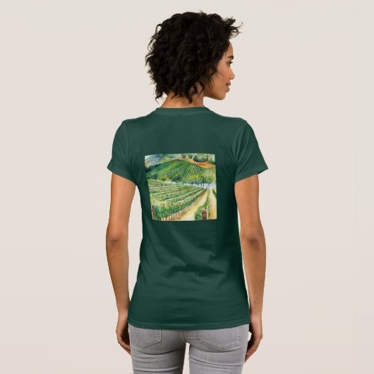 California Vineyard Shirt (Schwarz voll)
