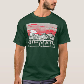 California Vintag Achtzig Berge Retro Graphi T-Shirt