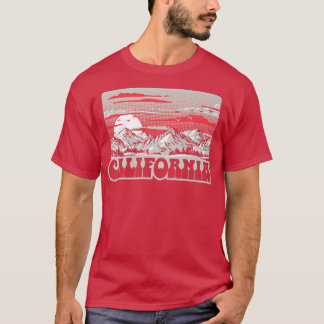 California Vintag Achtzig Berge Retro Graphi T-Shirt