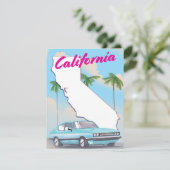 California Vintag Style Vacation Poster (Stehend Vorderseite)