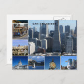 California Vintag Tourism Travel Postkarte (Vorne/Hinten)