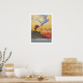 California Vintage Travel Poster (Küche)
