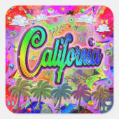 California Vista Express Aufkleber (Vorderseite)