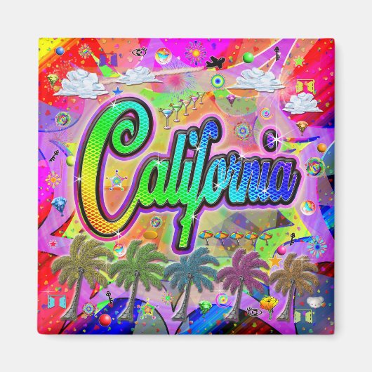 California Vista Express Magnet (Vorne)