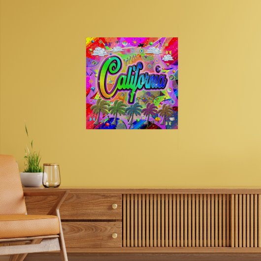 California Vista Express Poster (Wohnzimmer 2)