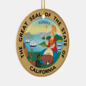 California Wappen Weihnachtsschmuck (Rechts)