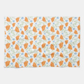 California Watercolor Poppe Muster Geschirrtuch (Horizontal)