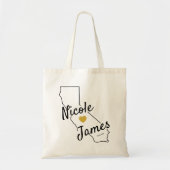California Wedding Welcome Weekend Tote Bag Tragetasche (Vorne)