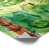 California Weinkeller und Weine des Mendrisiotto Poster (Ecke)