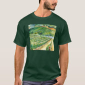 California Weinkultur und Erde T - Shirt (Vorderseite)