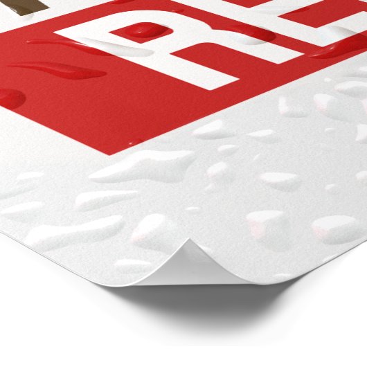 California Wet Poster (Ecke)