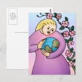 California Wild Rose Postkarte (Vorne/Hinten)