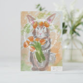 California Wildfire Relief Fundraiser Card Dankeskarte (Stehend Vorderseite)