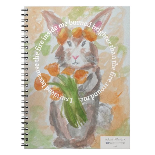 California Wildfire Relief Fundraiser Notebook Notizblock (Vorderseite)