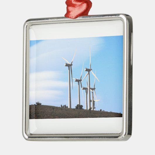 California Windmills Silbernes Ornament (Links)