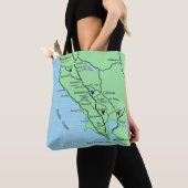California Wine Country Map Tasche (Von Nahem)